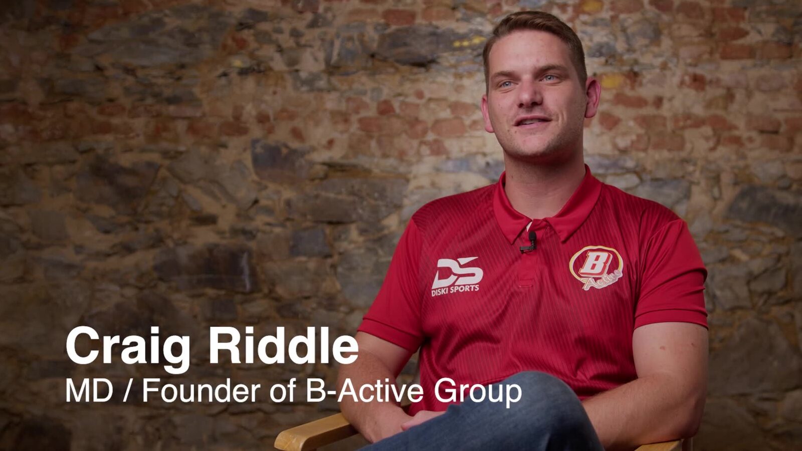 StoryCore and Craig Riddle, Managing Director and Founder of the B-Active Group